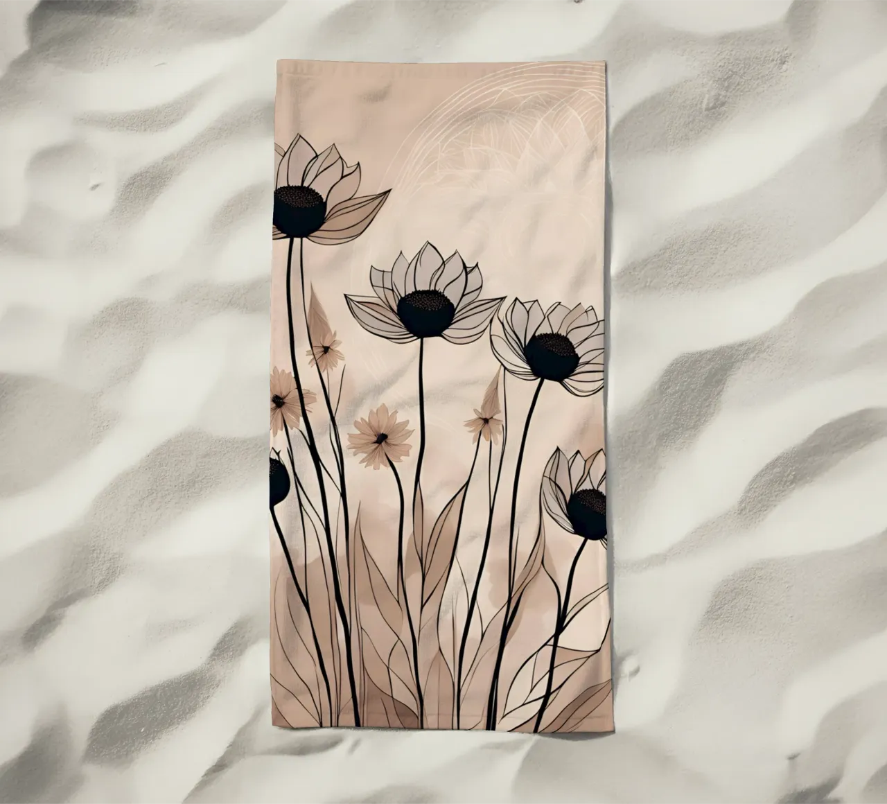 Solo fiori 3 telo mare da Rezh creations