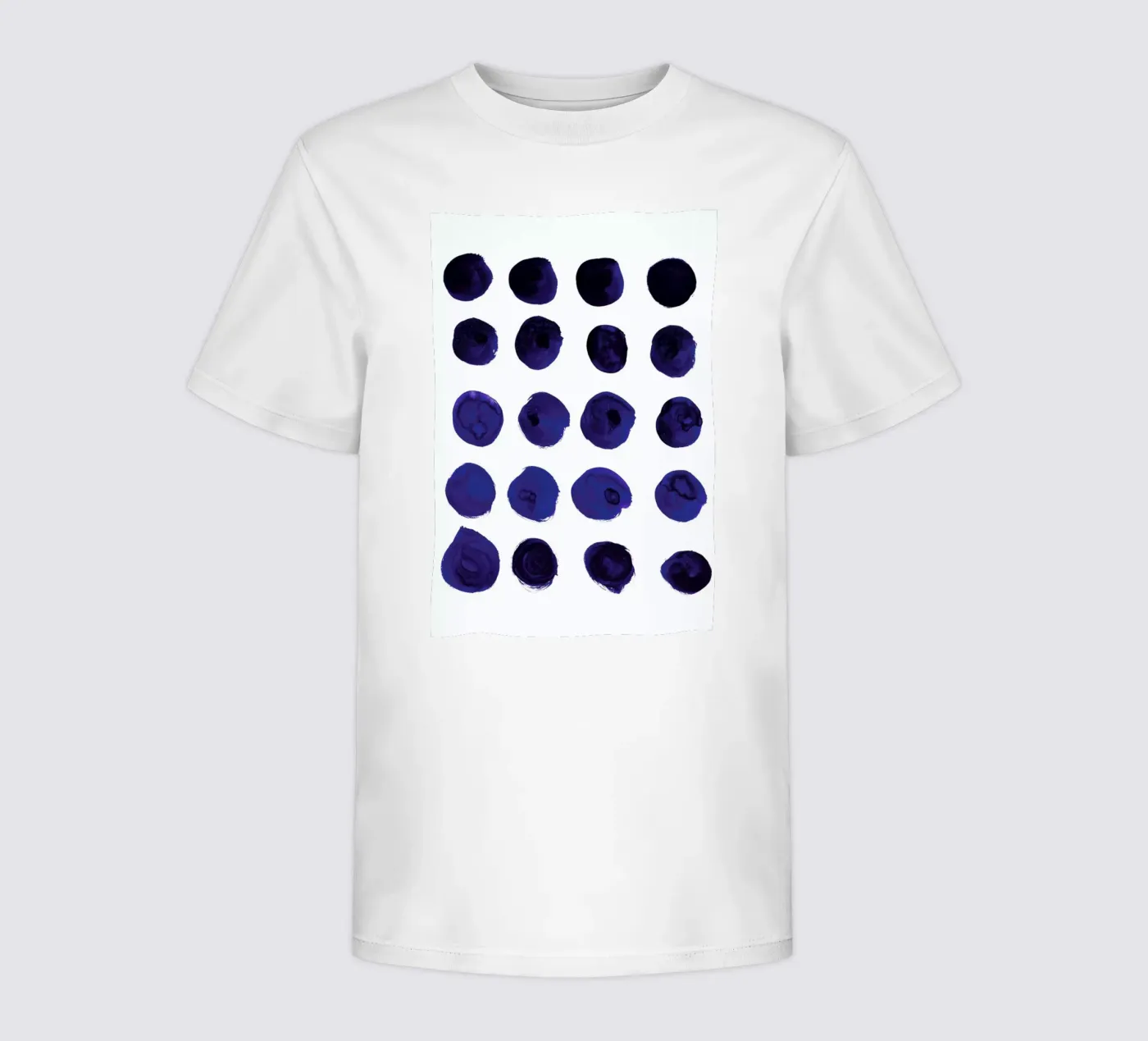 Blue Dots t-shirt bambini da Amy Sia