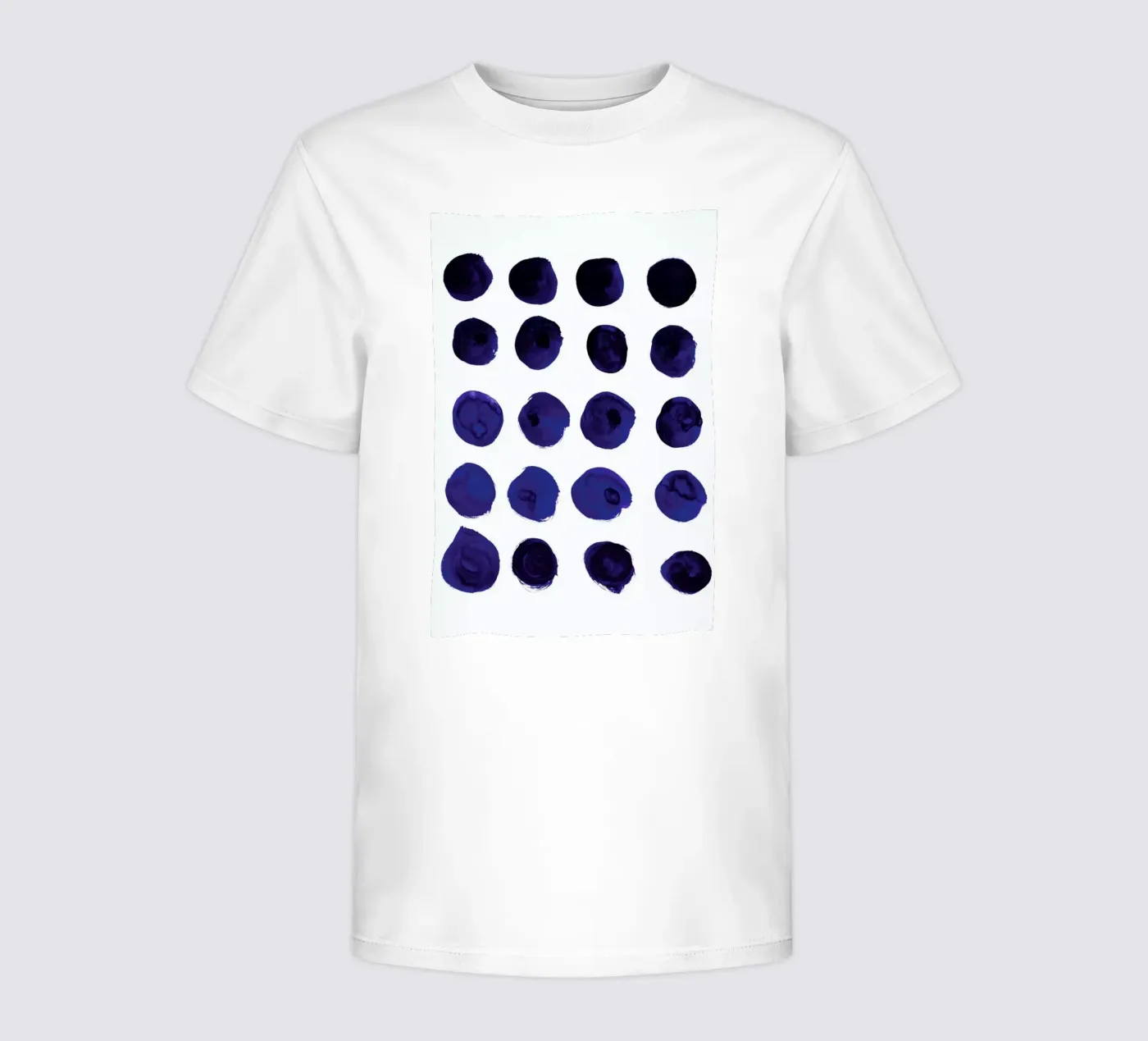 Blue Dots t-shirt bambini da Amy Sia