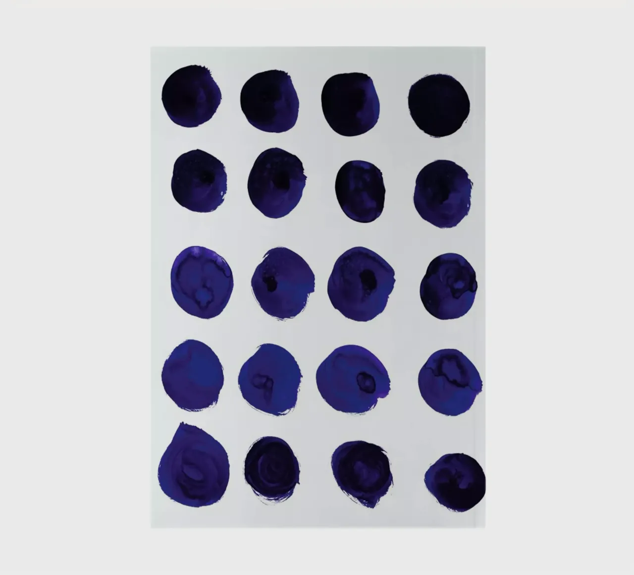 Blue Dots notebook by Amy Sia