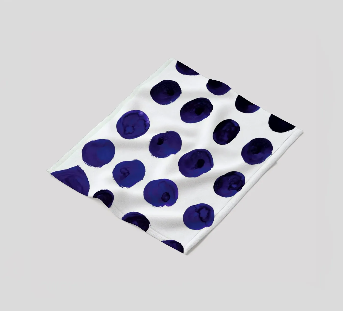 Blue Dots fleecedeken van Amy Sia