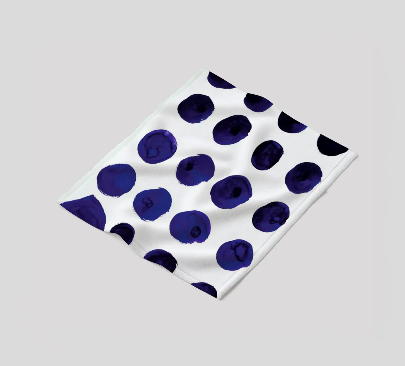 Blue Dots fleecedeken van Amy Sia