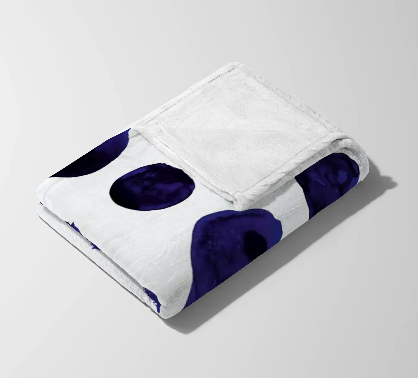 Blue Dots fleecedeken van Amy Sia