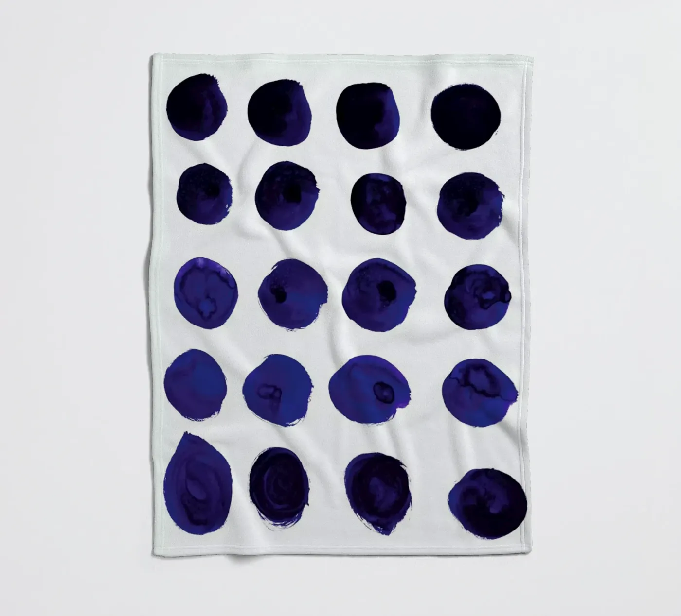 Blue Dots fleecedeken van Amy Sia