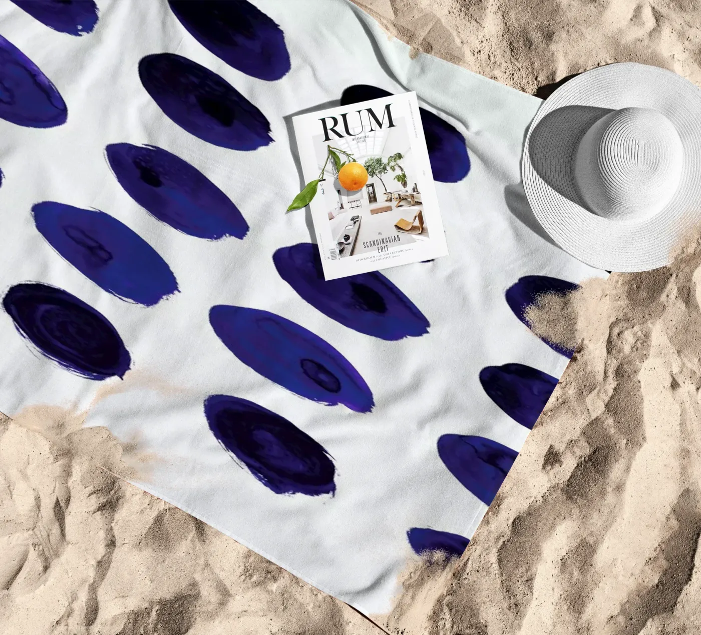 Blue Dots telo mare da Amy Sia