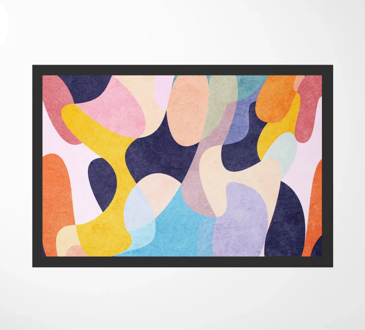 Speelse vormen deurmat van Abstract 888