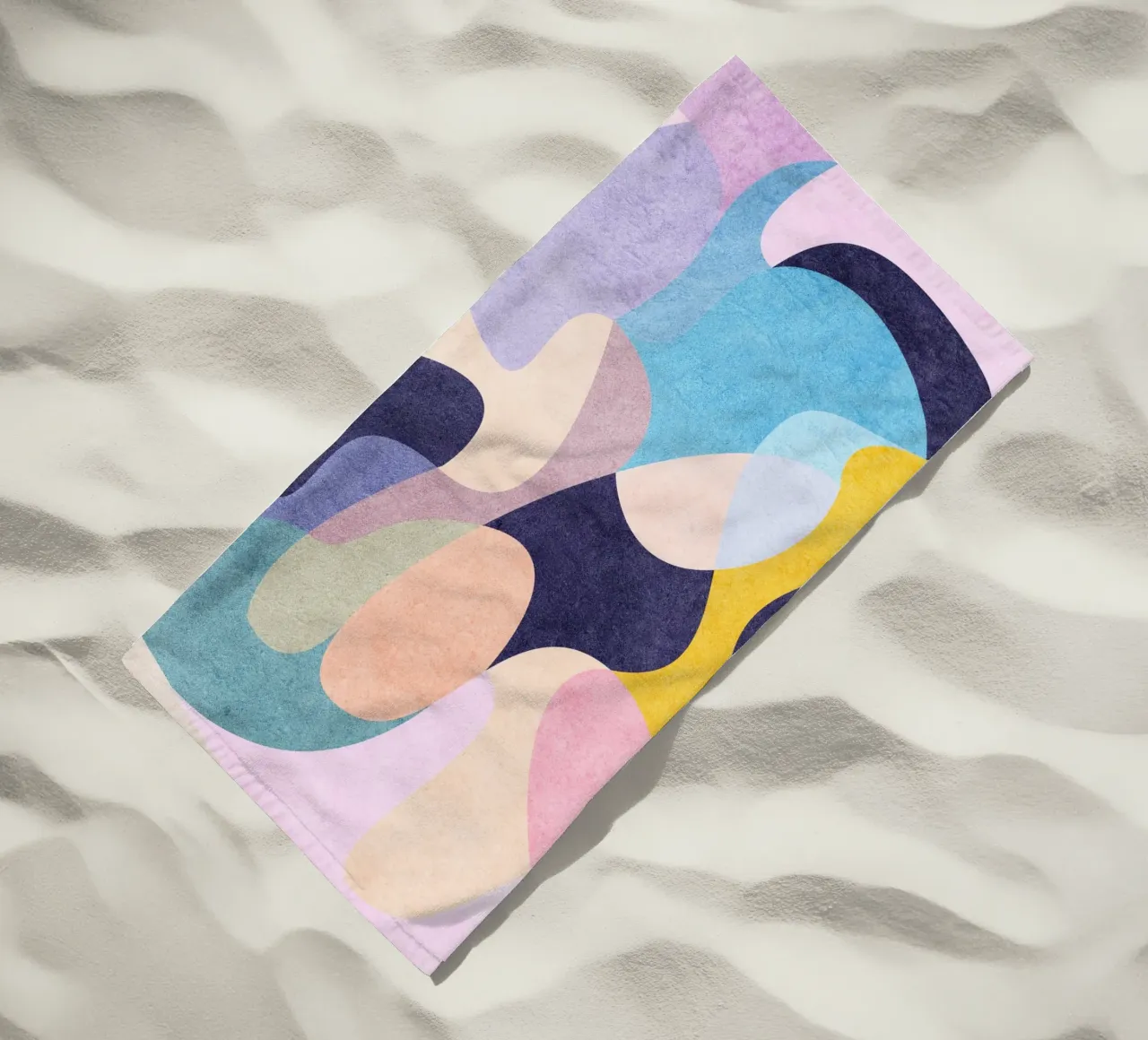 Forme giocose telo mare da Abstract 888