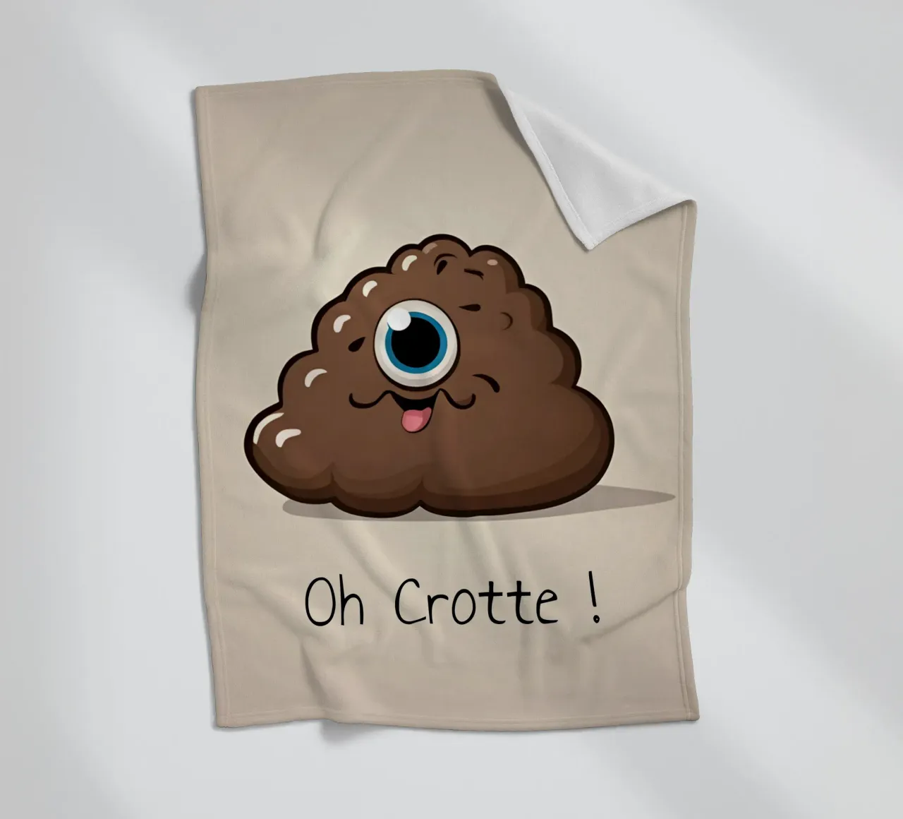 crotte kawaii coperta in pile da Rezh creations