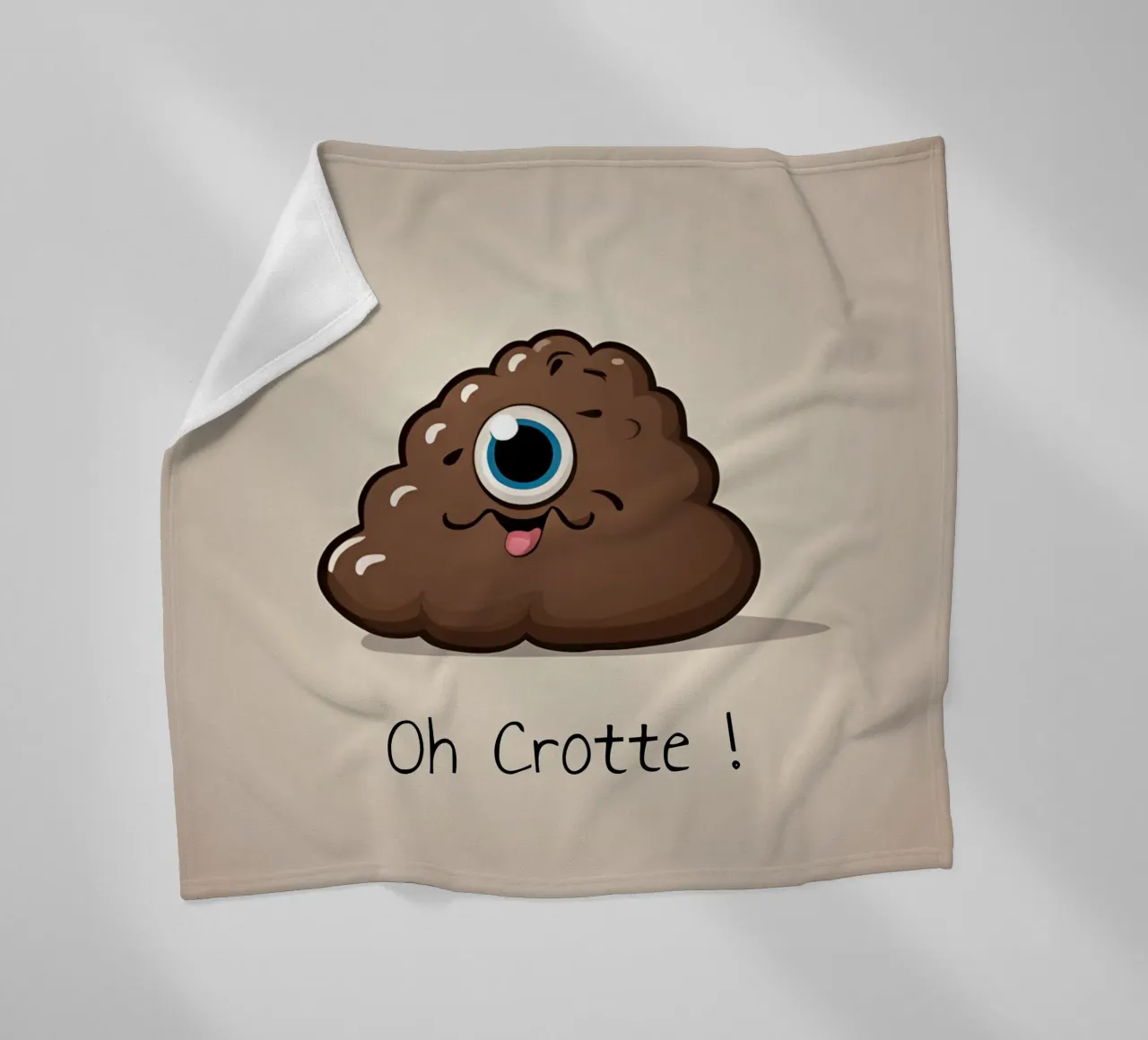 crotte kawaii coperta in pile da Rezh creations