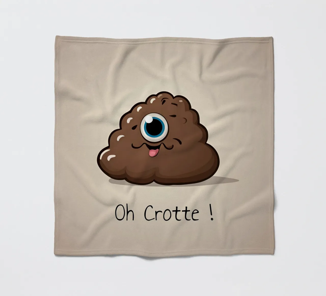crotte kawaii coperta in pile da Rezh creations