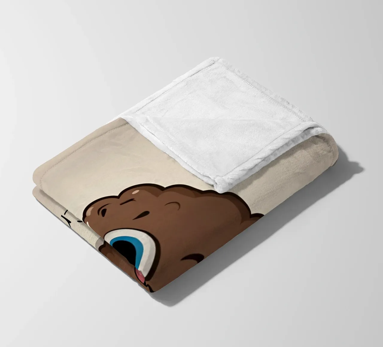 crotte kawaii coperta in pile da Rezh creations