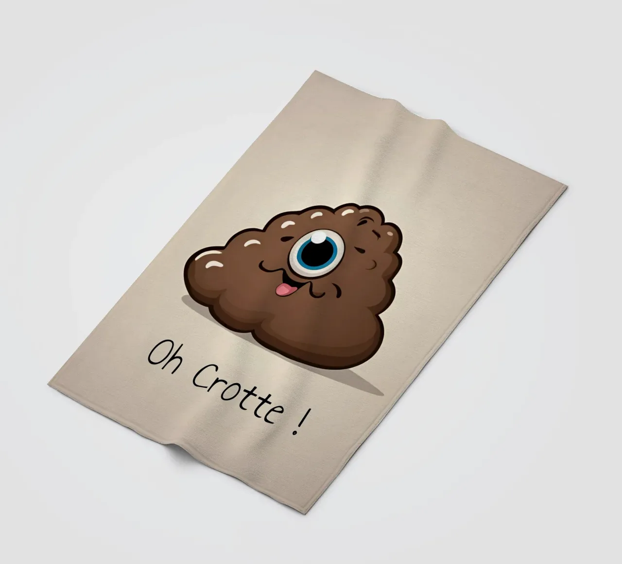 crotte kawaii coperta in pile da Rezh creations