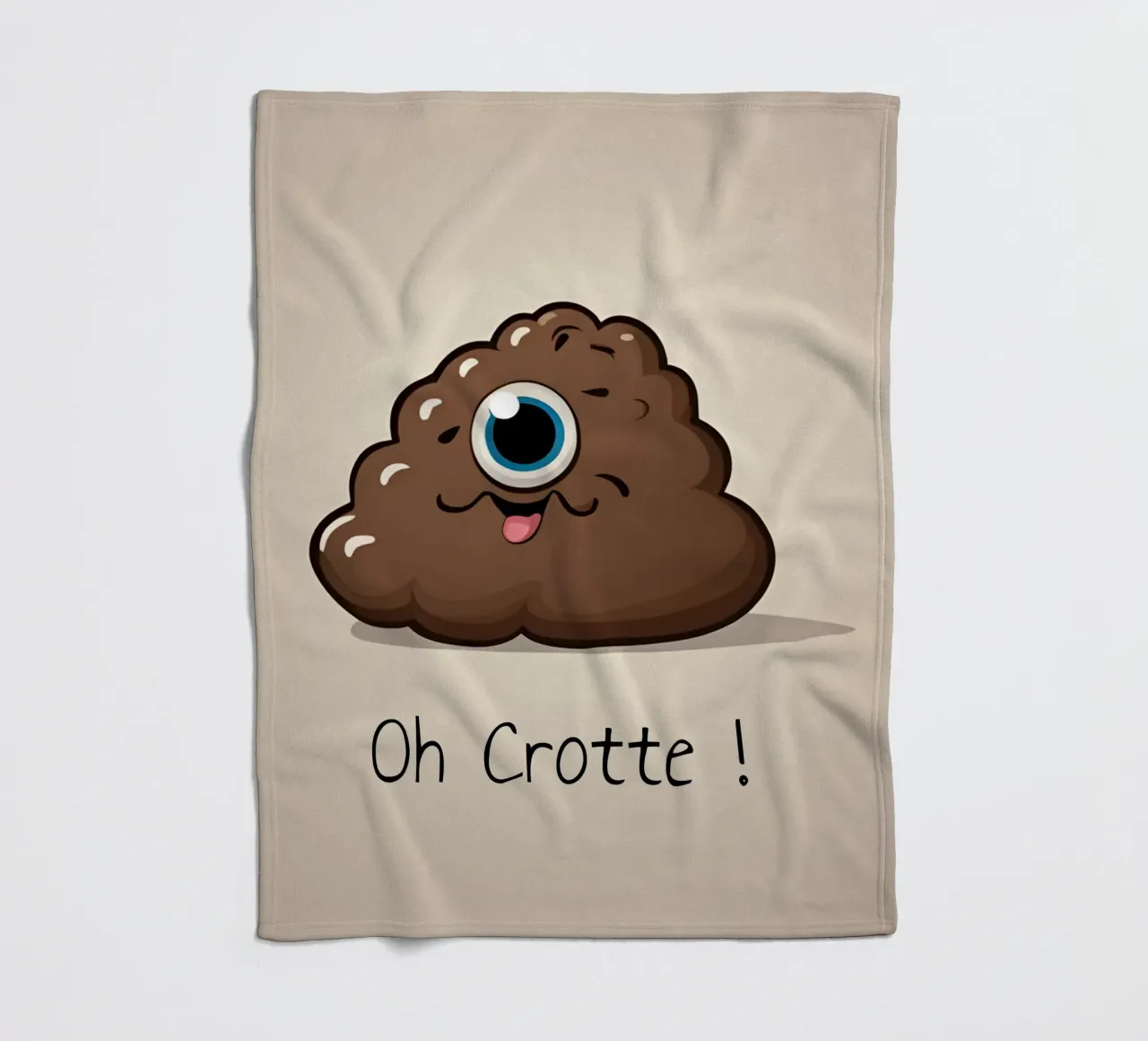 crotte kawaii coperta in pile da Rezh creations