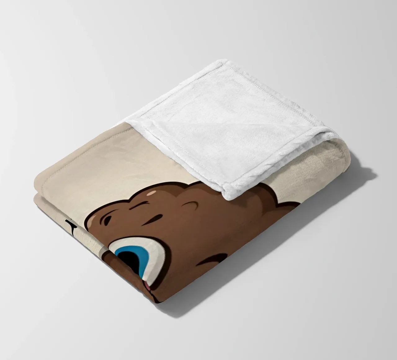 crotte kawaii coperta in pile da Rezh creations