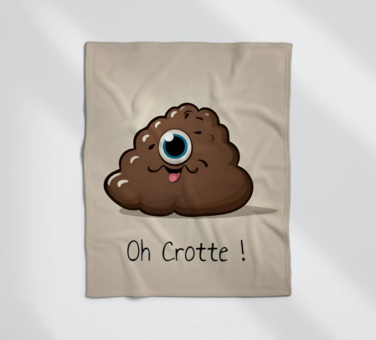 crotte kawaii coperta in pile da Rezh creations
