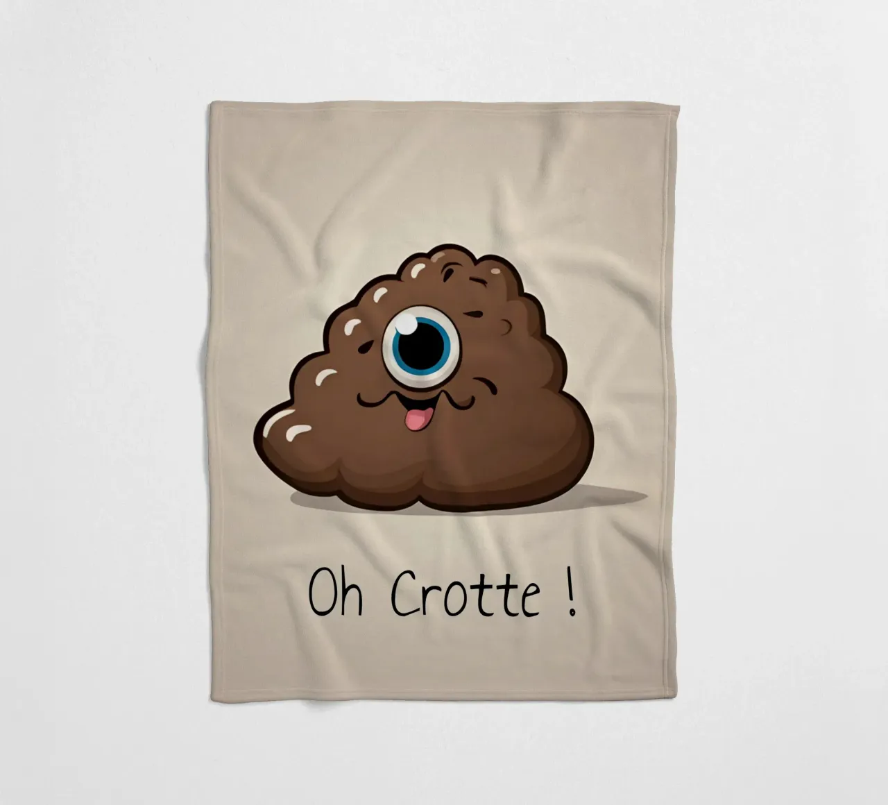 crotte kawaii coperta in pile da Rezh creations