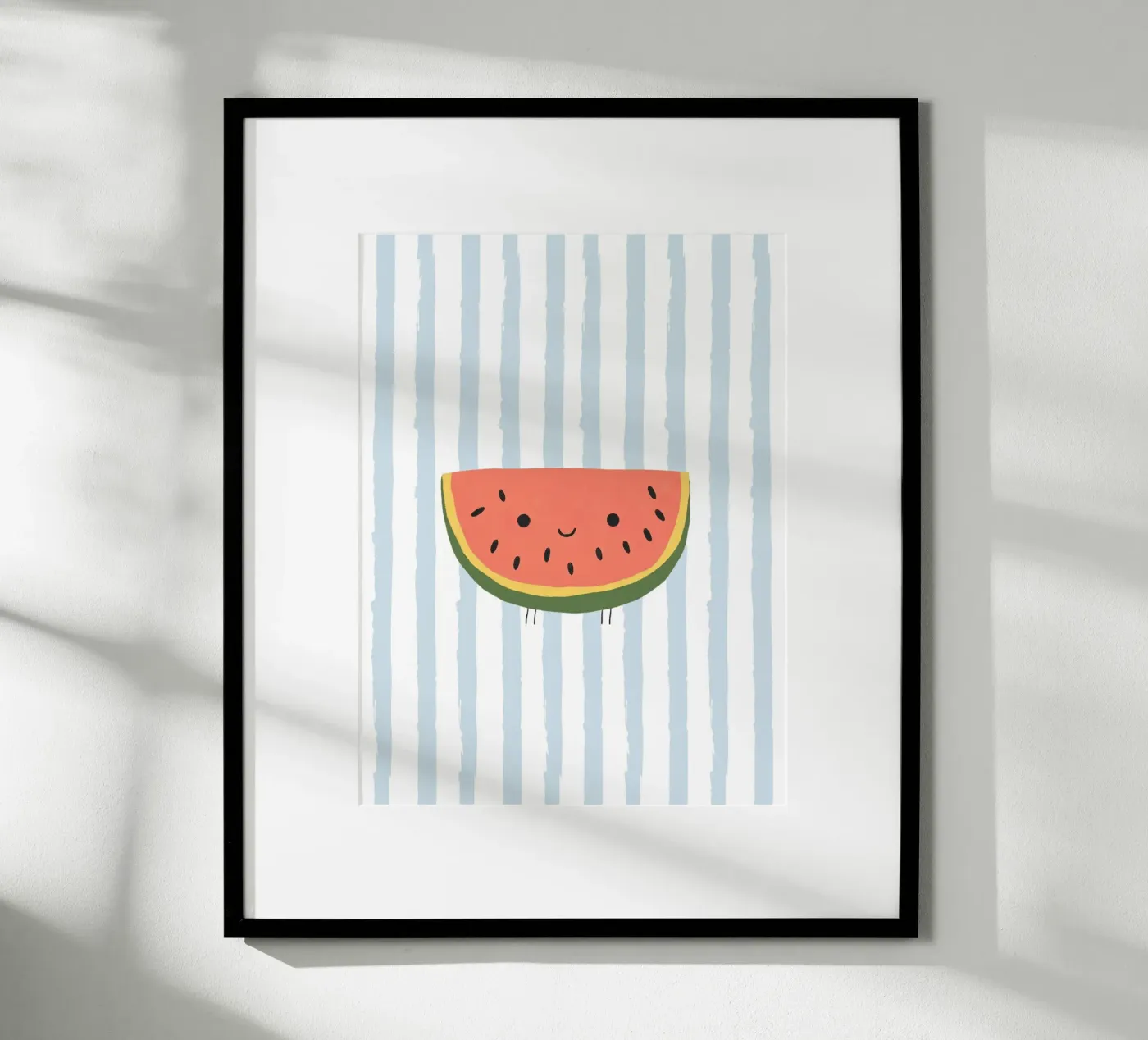 Pastèque joyeuse poster de Littleleo