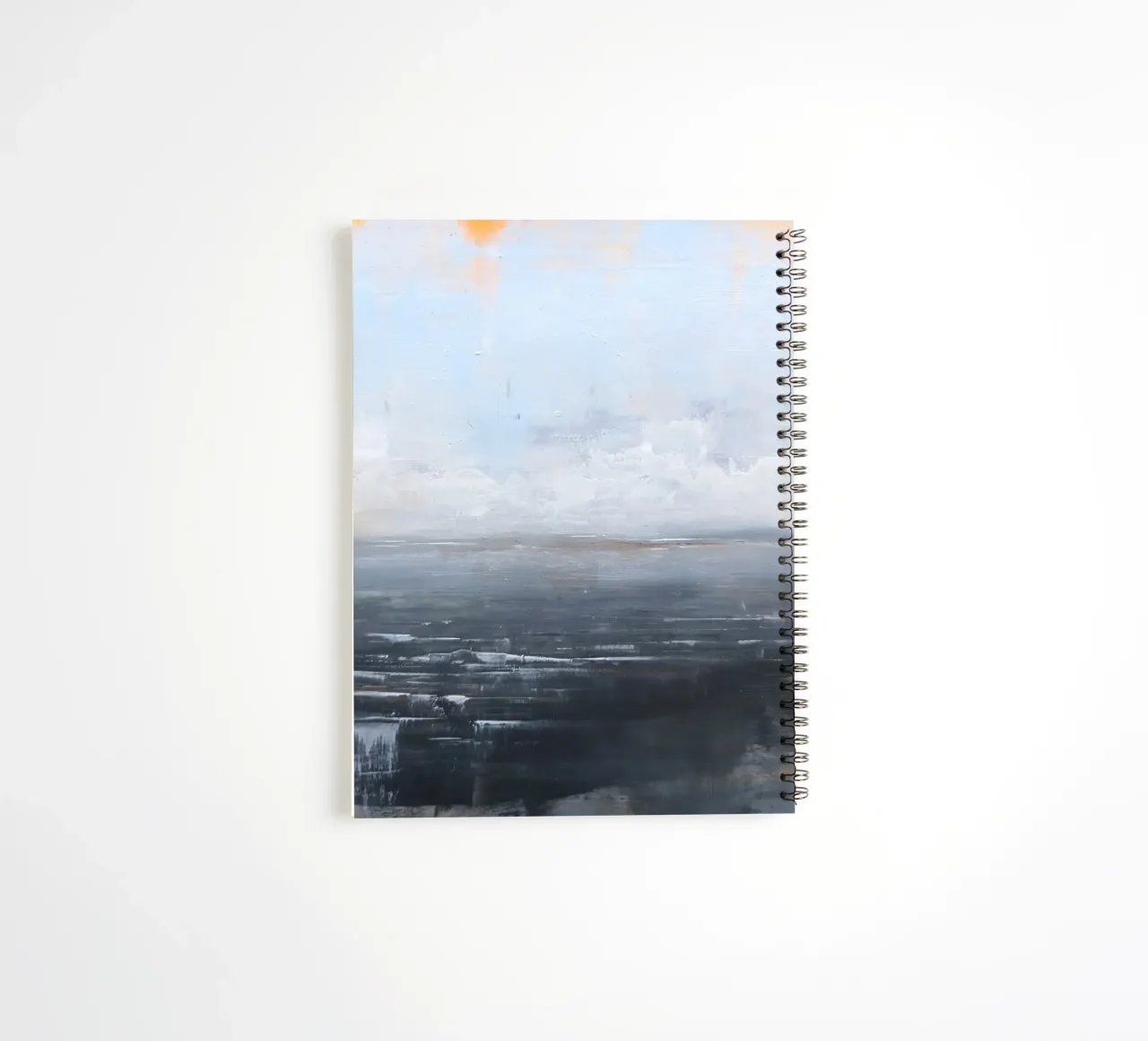 "Sea" Abstract landscape spiral notebook by Eduard Warkentin Art