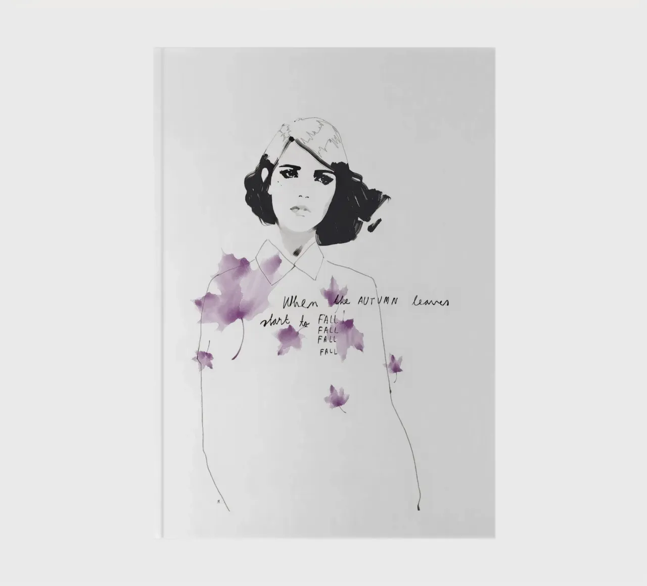 When The Autumn Leaves Start To Fall notebook by Manuel Rebollo