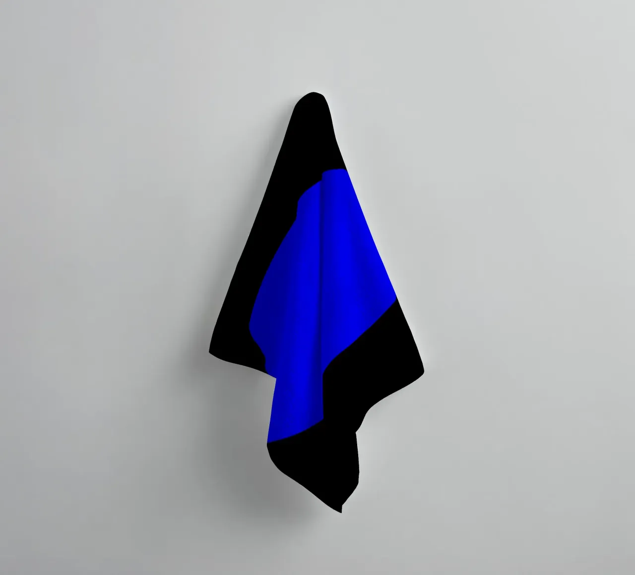 Foro blu asciugamano da bagno da Teresa André