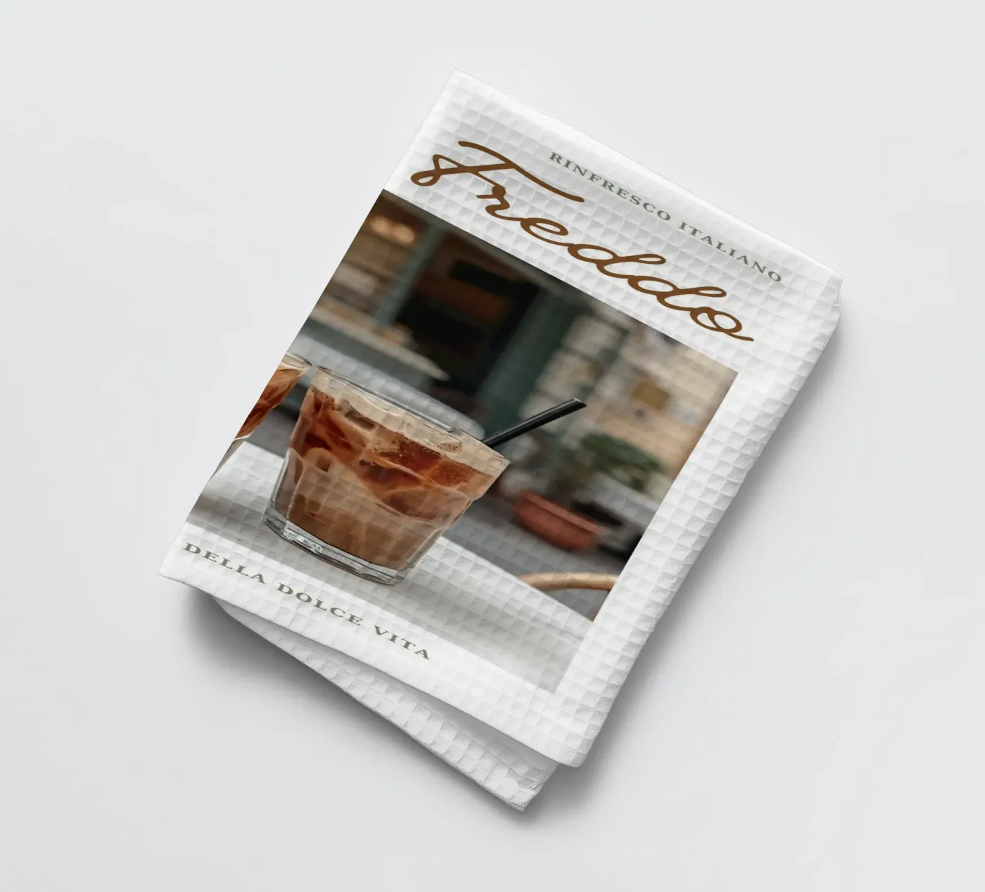 Caffé Freddo Geschirrtuch von Ohkimiko
