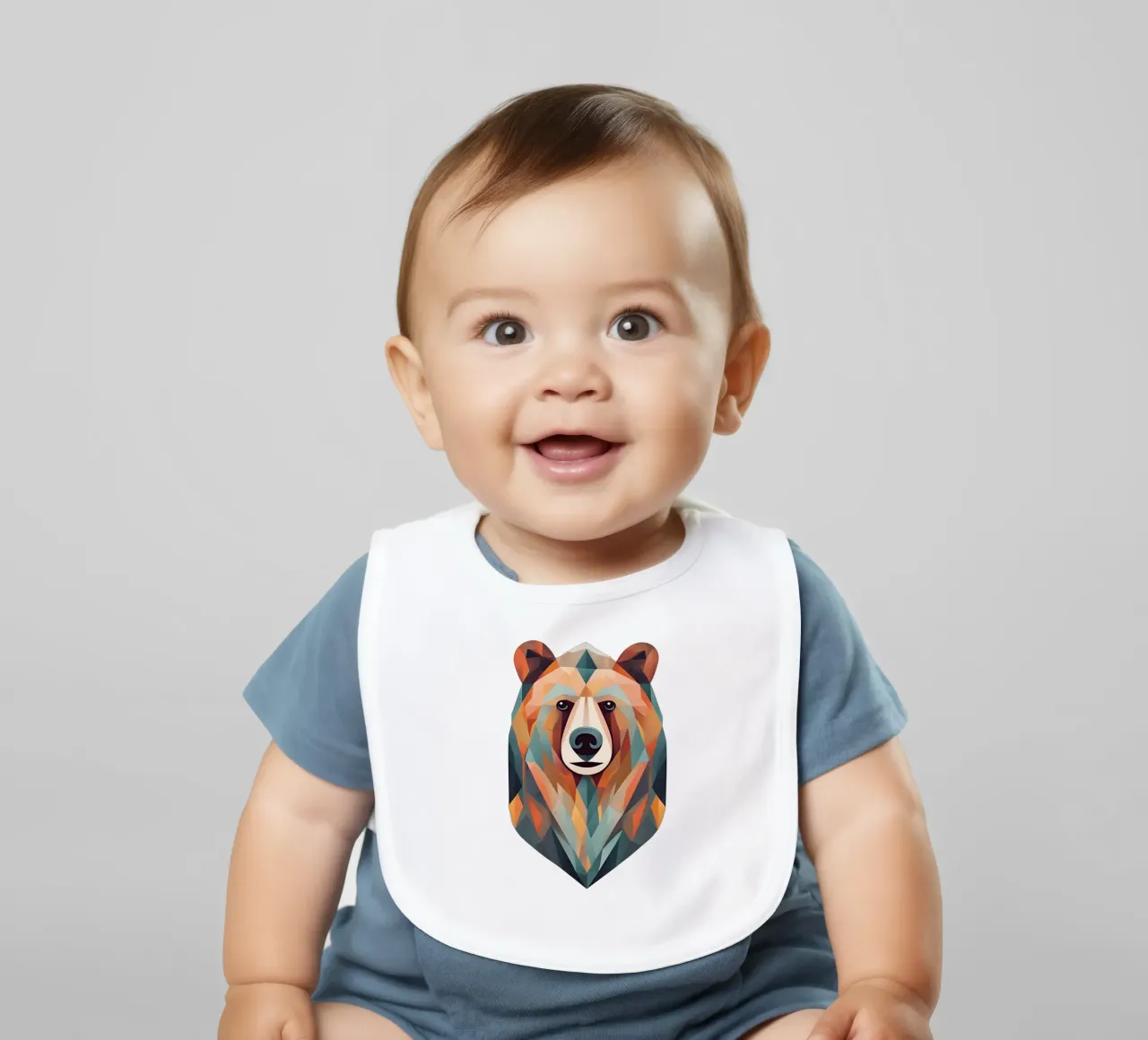 "Orso mistico" bavaglino da DesignArt
