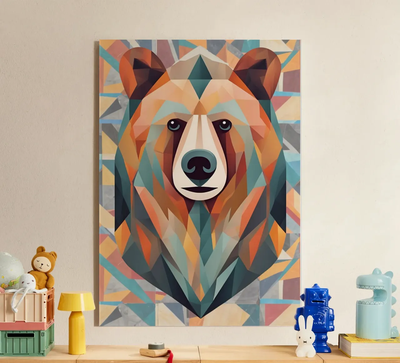 "Orso mistico" plexiglass da DesignArt