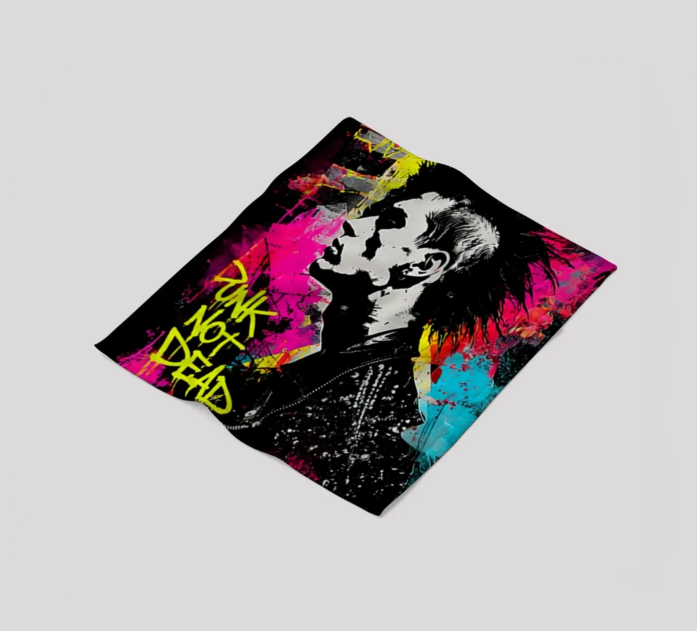 Punk Fleecedecke von Flo Klein Gallery