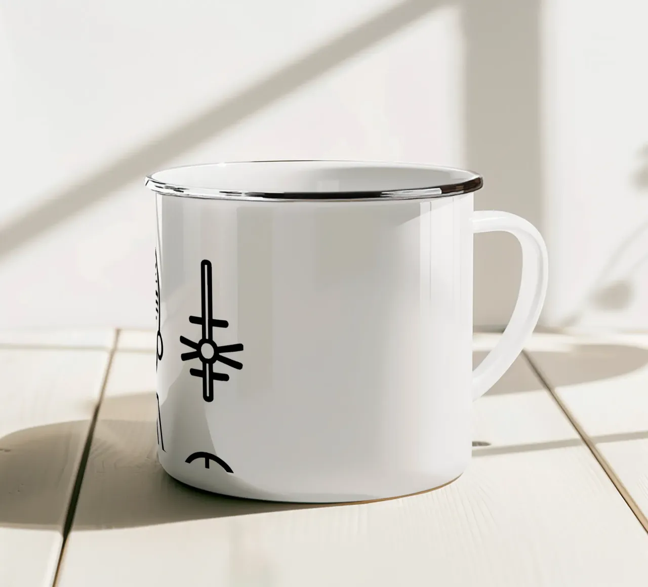 inca 19 tazza in smalto da Rezh creations