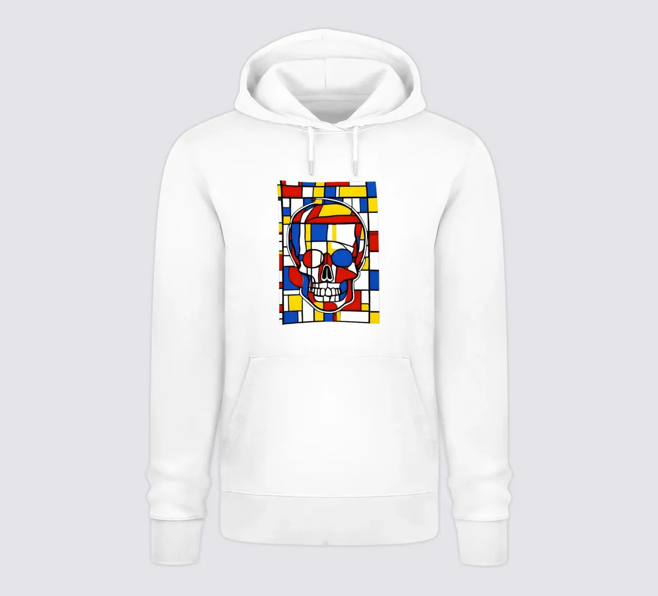 teschio e ossa incrociate pop felpa con cappuccio da Rezh creations