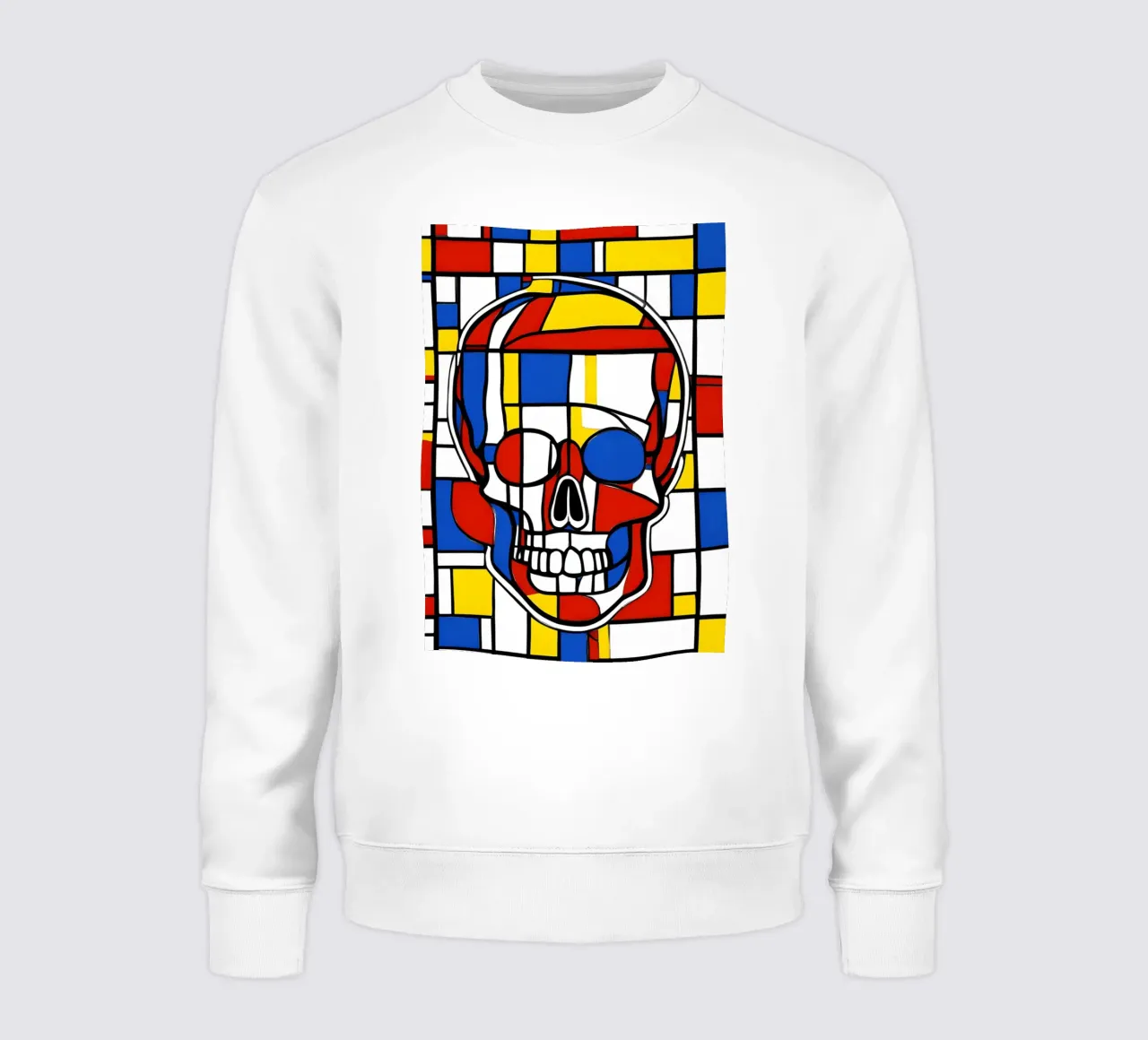 teschio e ossa incrociate pop felpa da Rezh creations