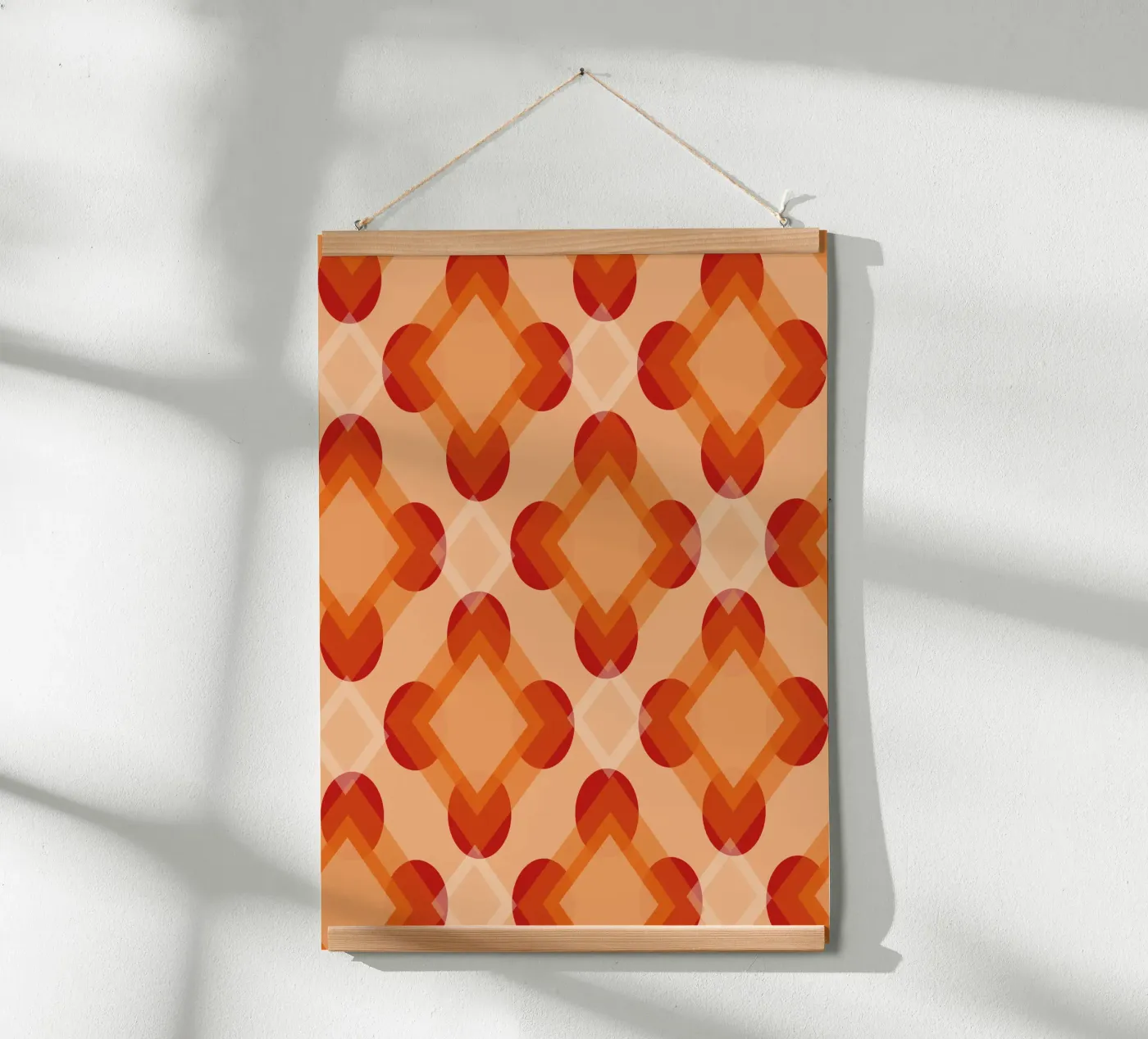 Light Sixties interior design pattern poster by LaylaOzVintage