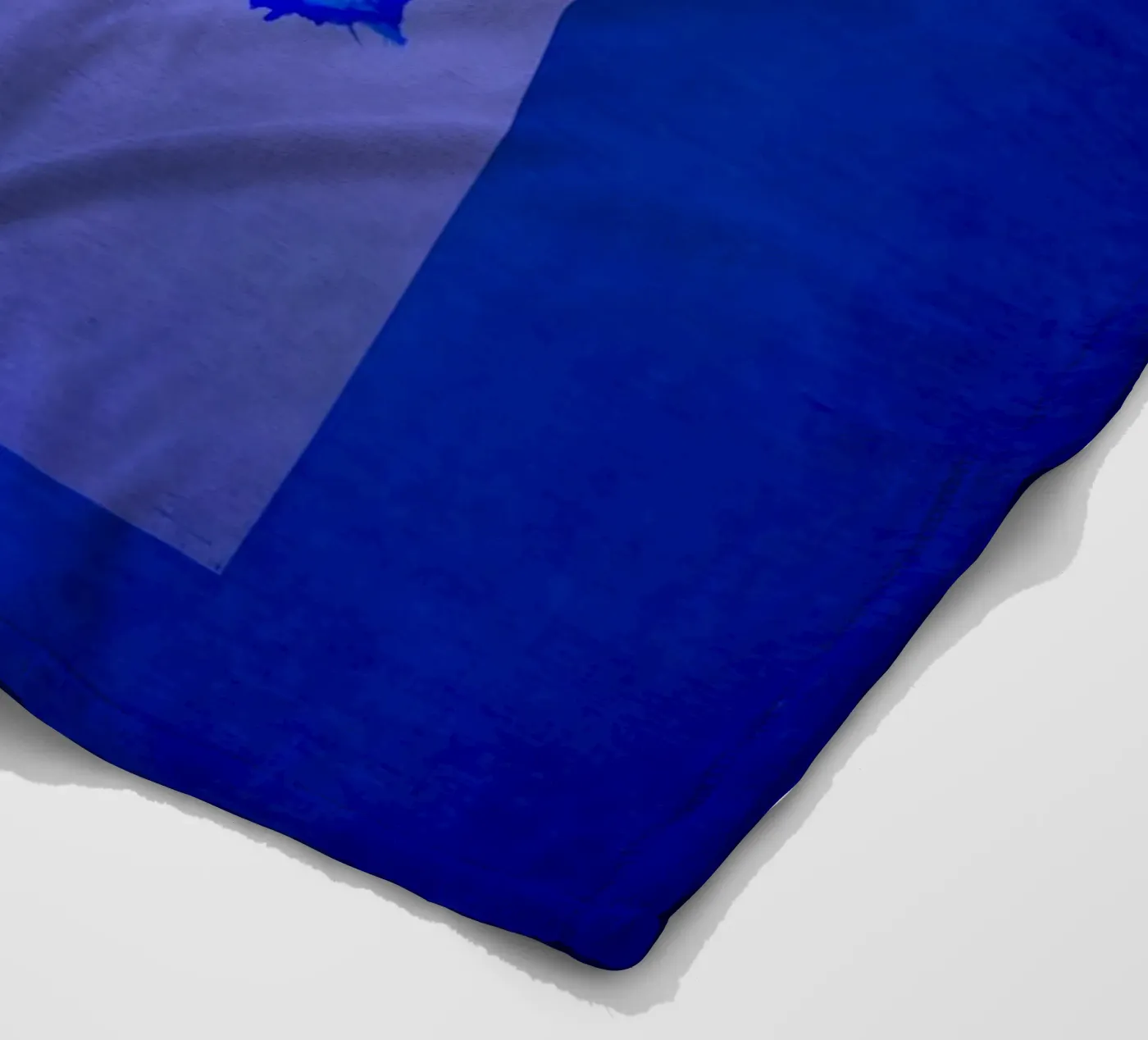 Blu e blu coperta in pile da Teresa André