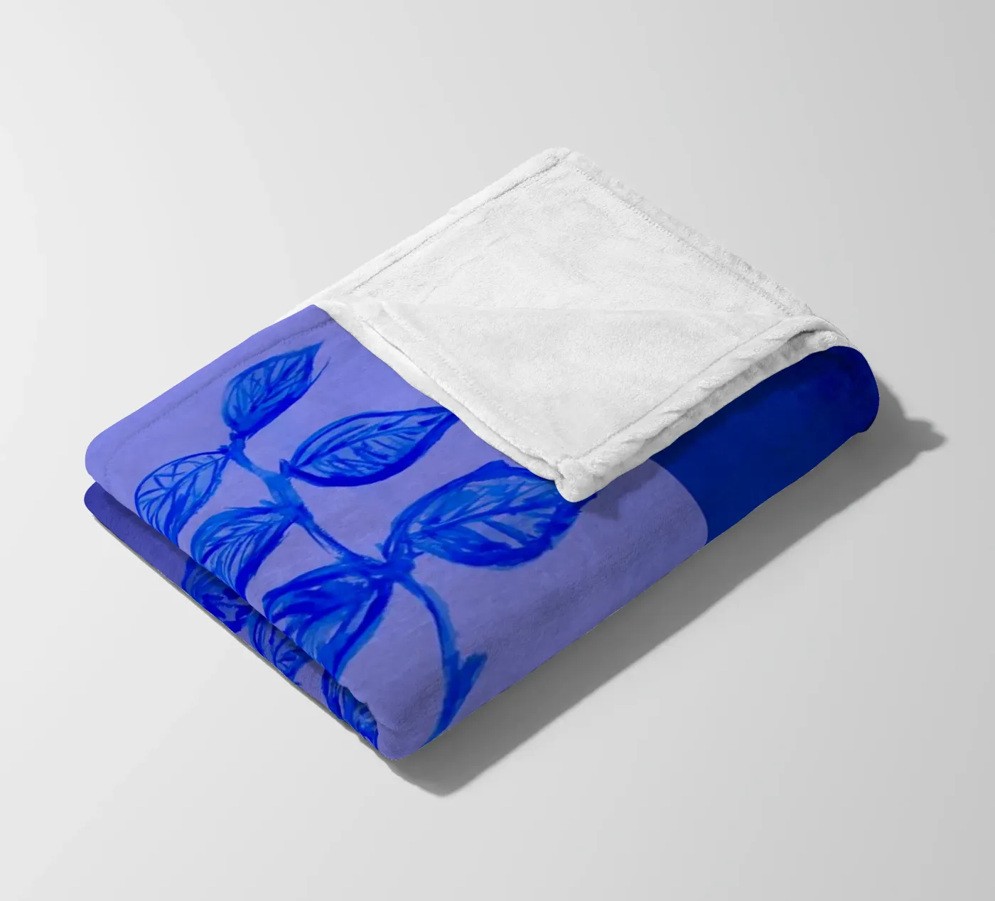 Blu e blu coperta in pile da Teresa André