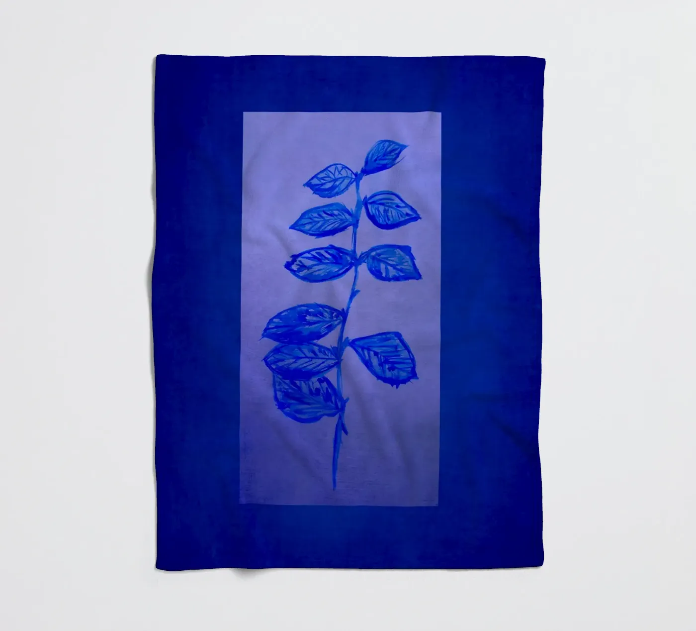 Blu e blu coperta in pile da Teresa André