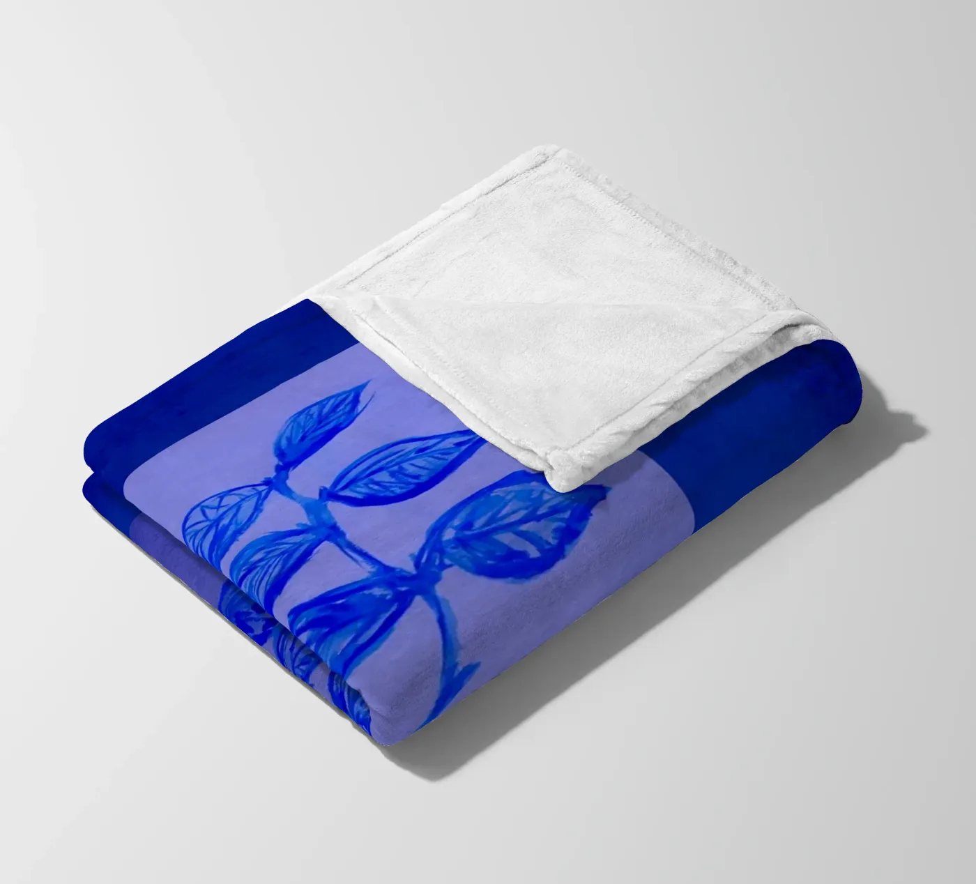 Blu e blu coperta in pile da Teresa André
