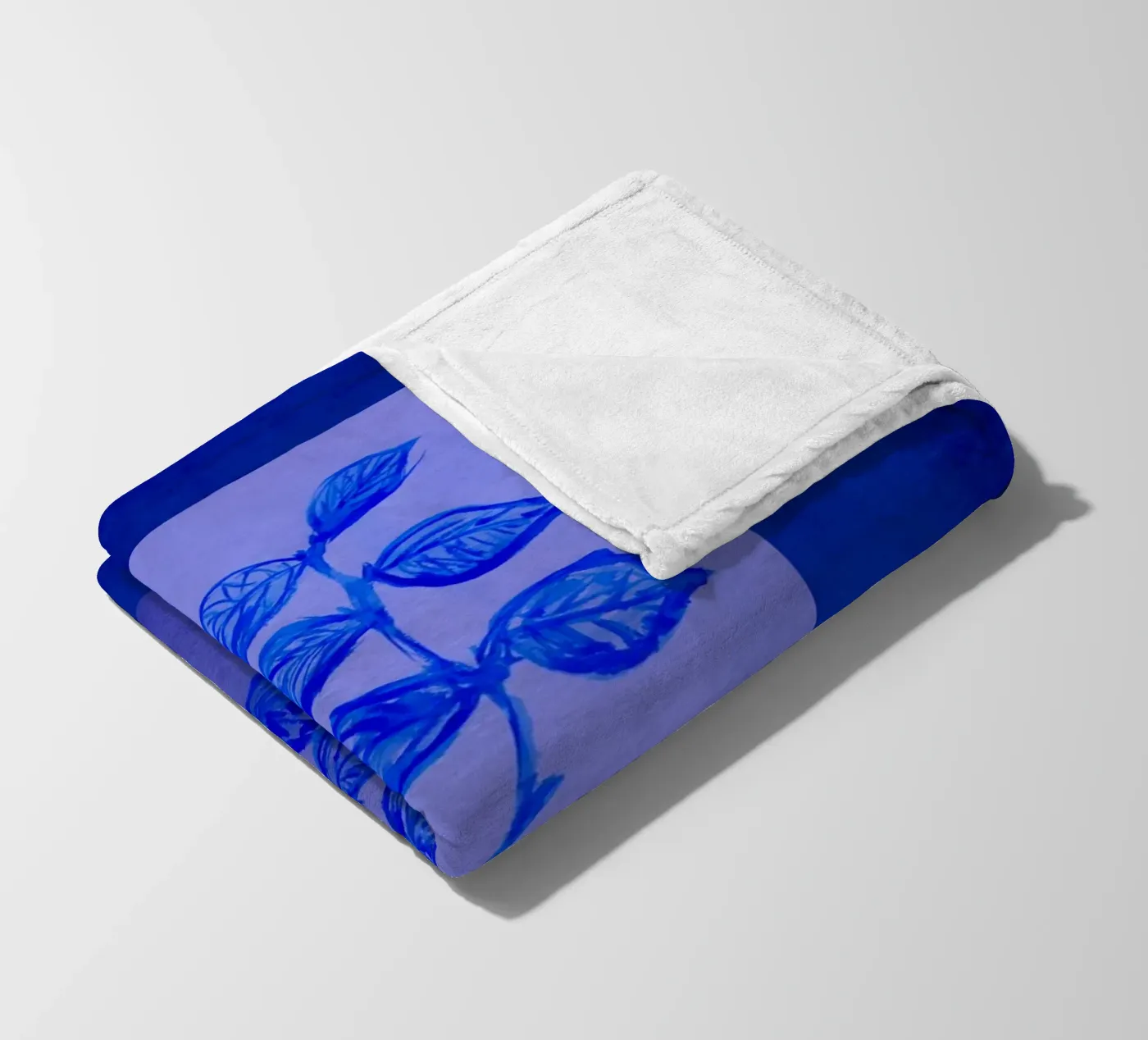 Blu e blu coperta in pile da Teresa André