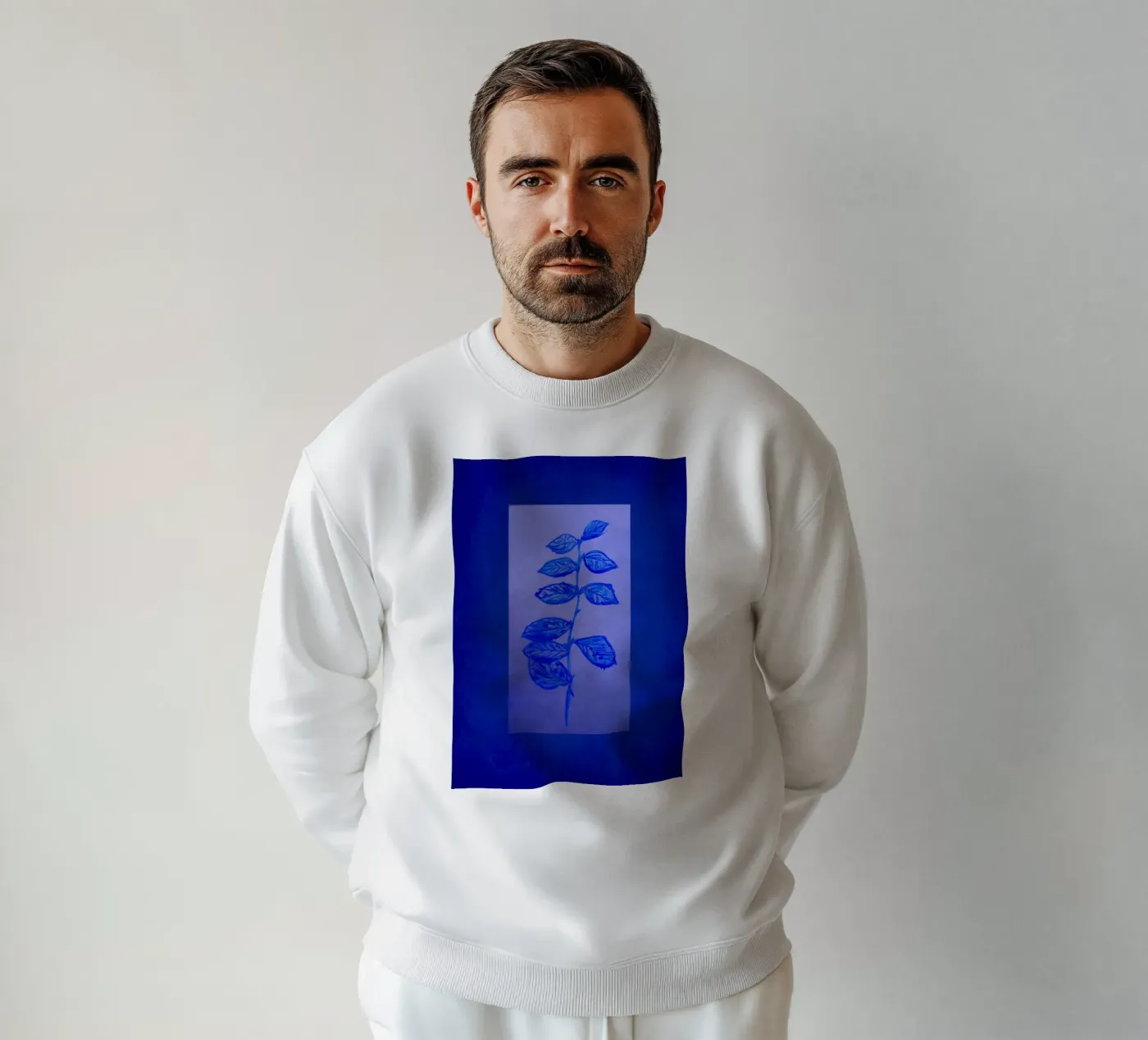 Blu e blu felpa da Teresa André