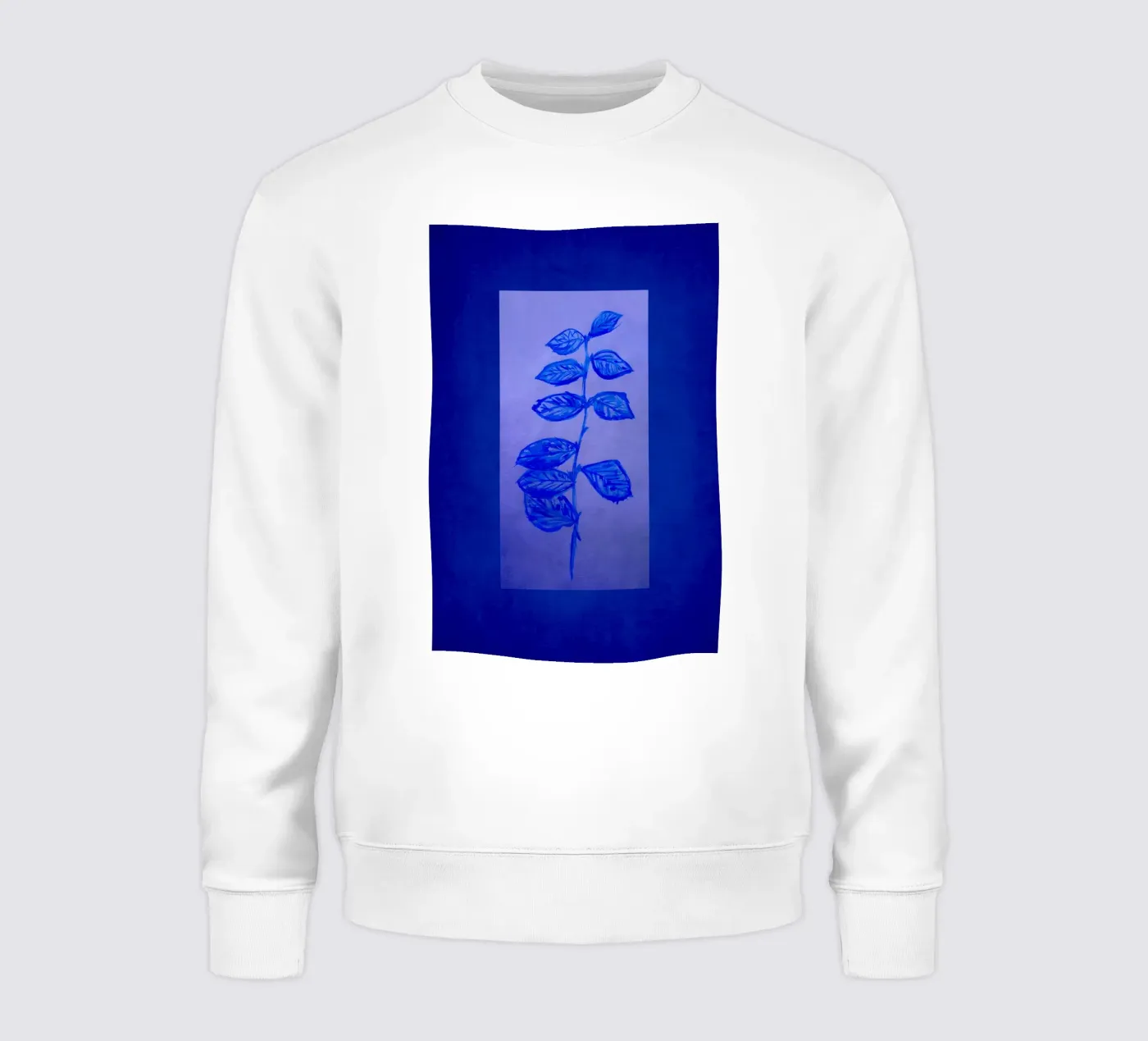 Blue and blue felpa da Teresa André