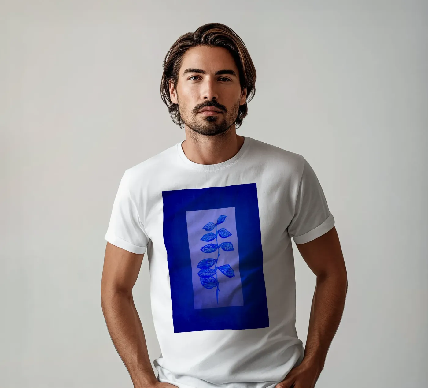 Blu e blu t-shirt da Teresa André