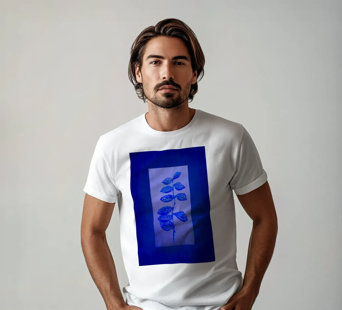 Blu e blu t-shirt da Teresa André