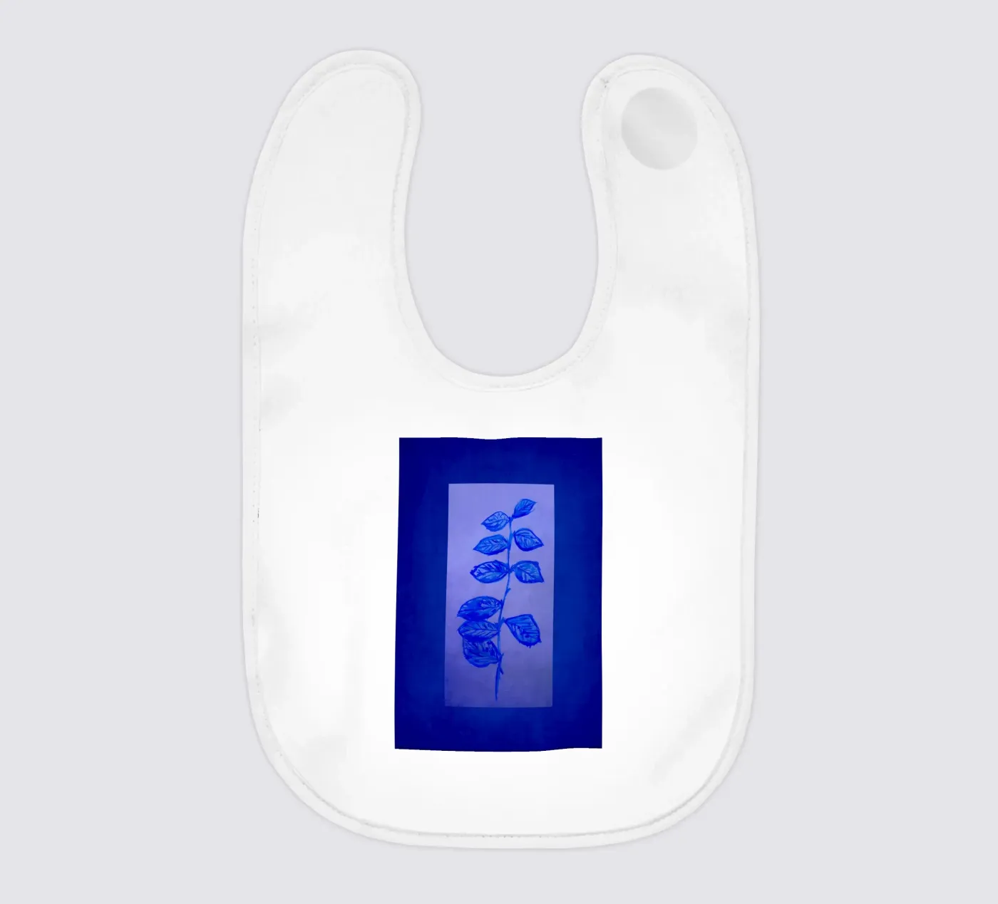 Blue and blue Babylätzchen von Teresa André