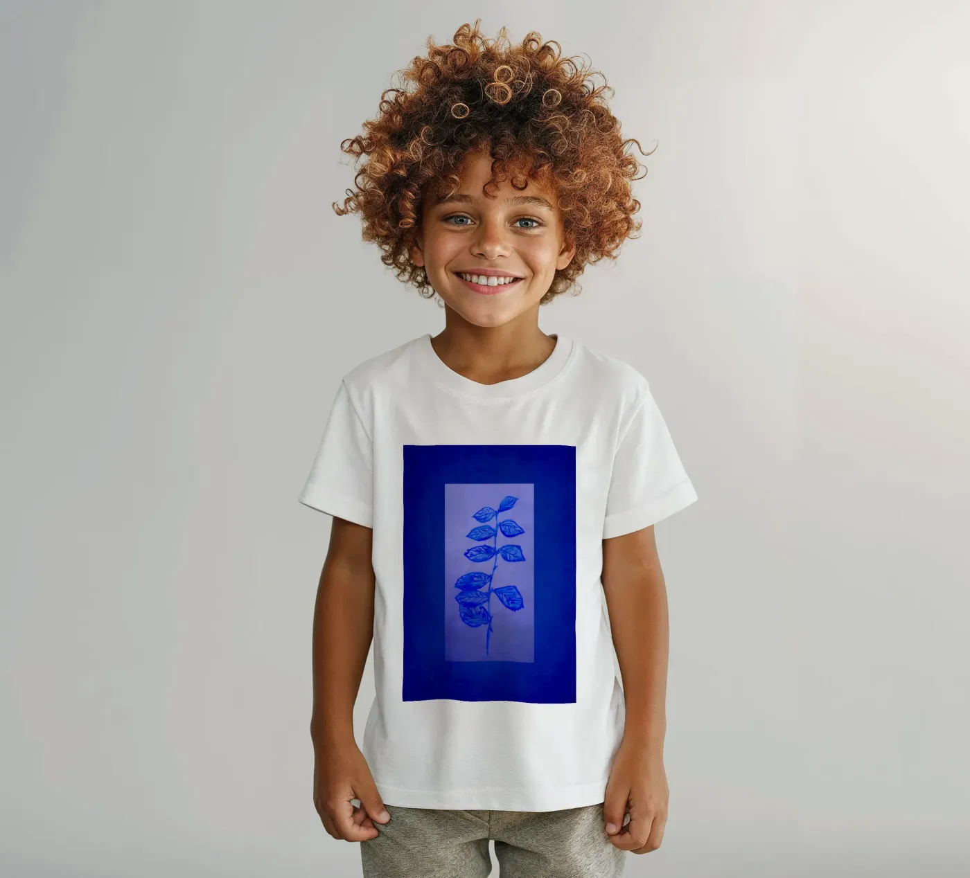 Blu e blu t-shirt bambini da Teresa André
