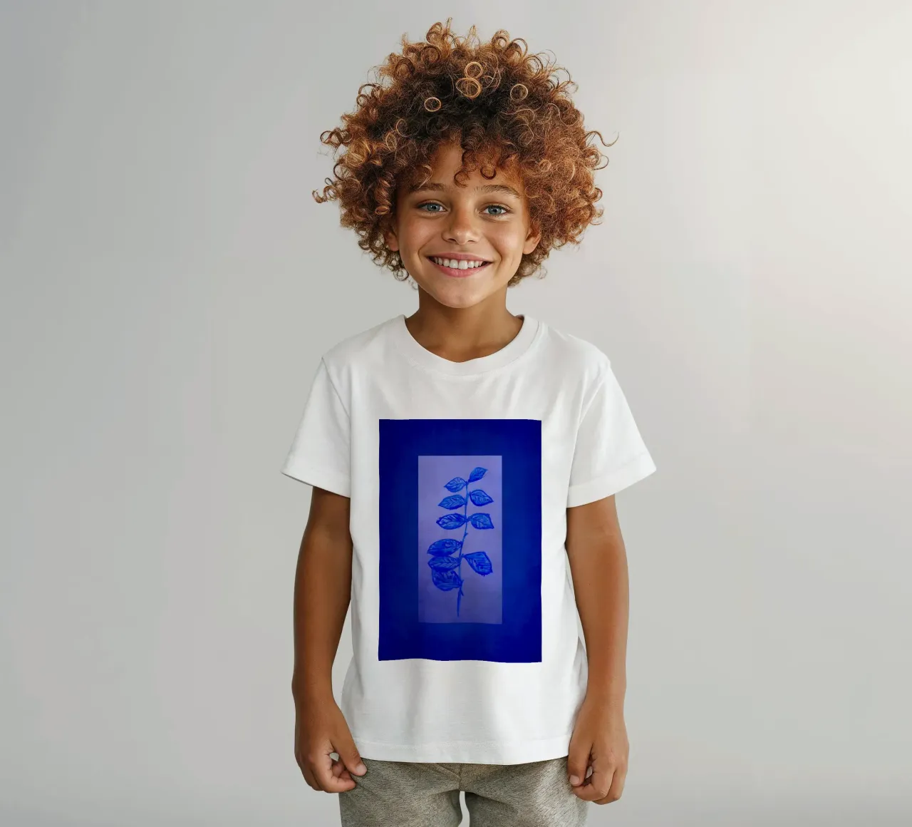 Blu e blu t-shirt bambini da Teresa André