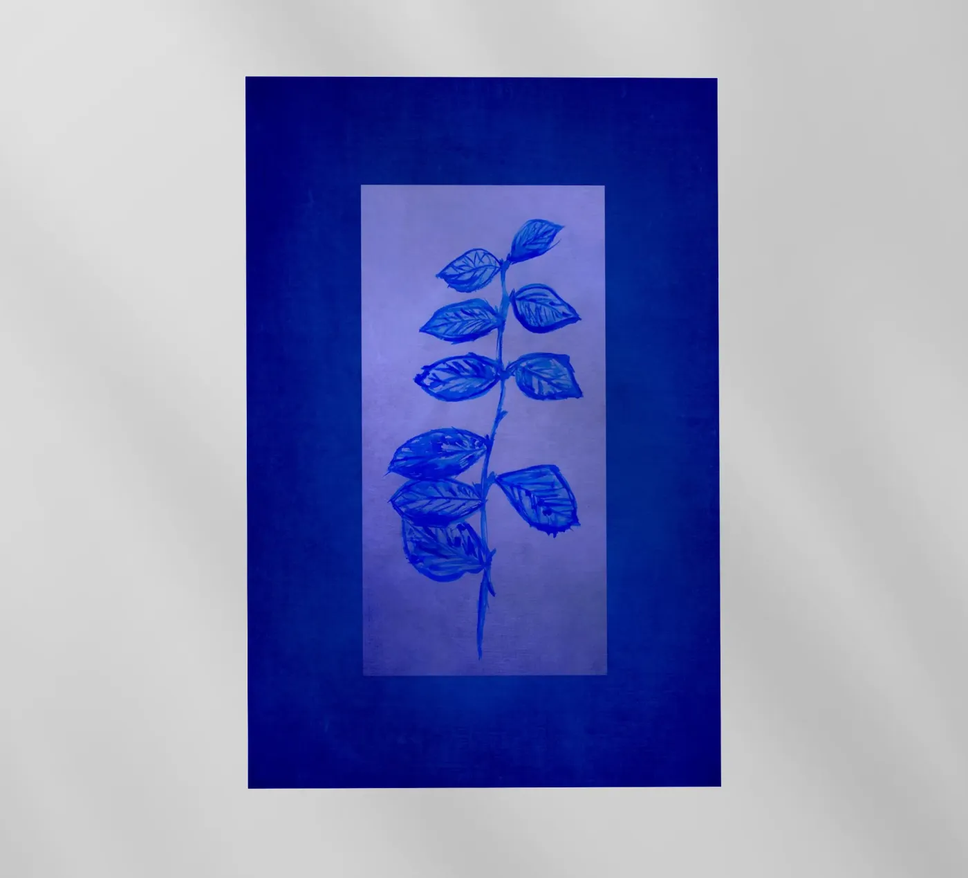 Blue and blue Backlit Folie von Teresa André