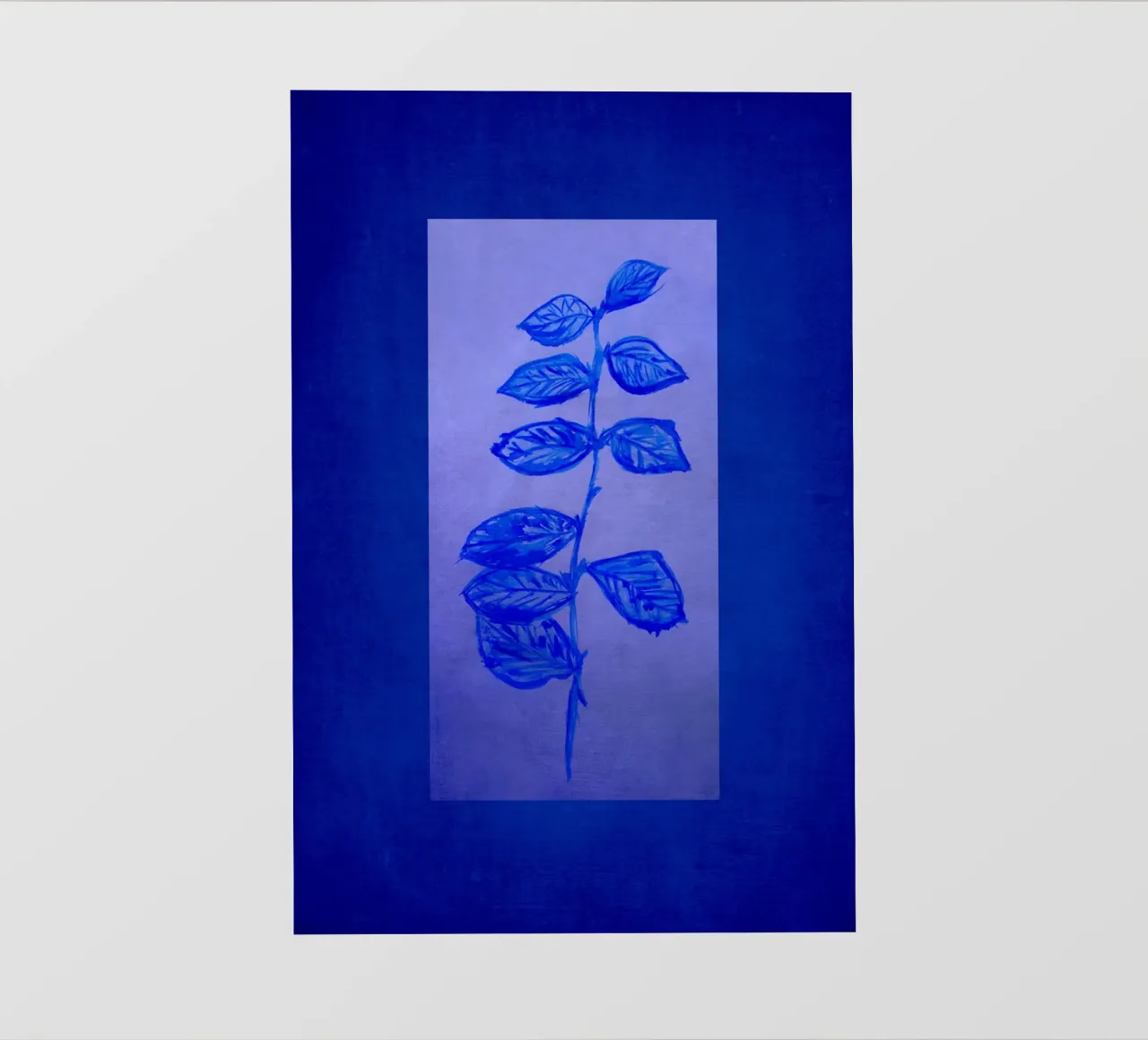 Blu e blu pellicola backlit da Teresa André