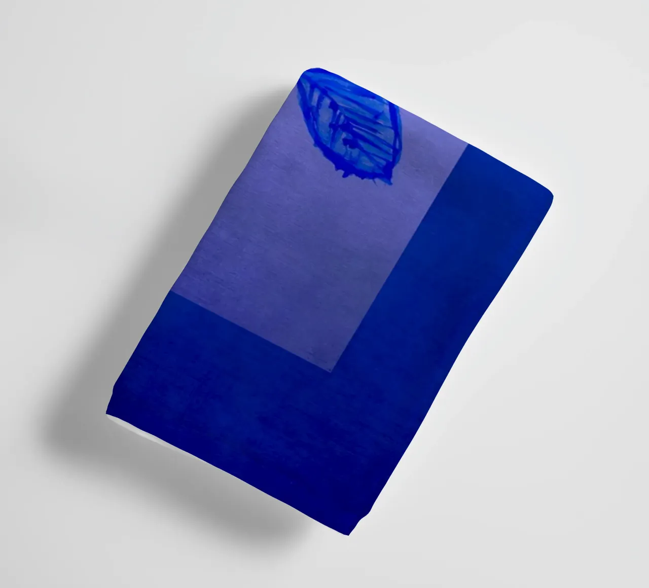 Blu e blu asciugamano da bagno da Teresa André