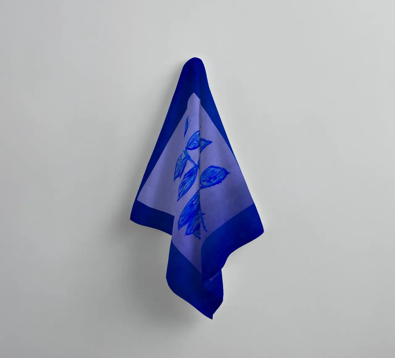 Blu e blu asciugamano da bagno da Teresa André