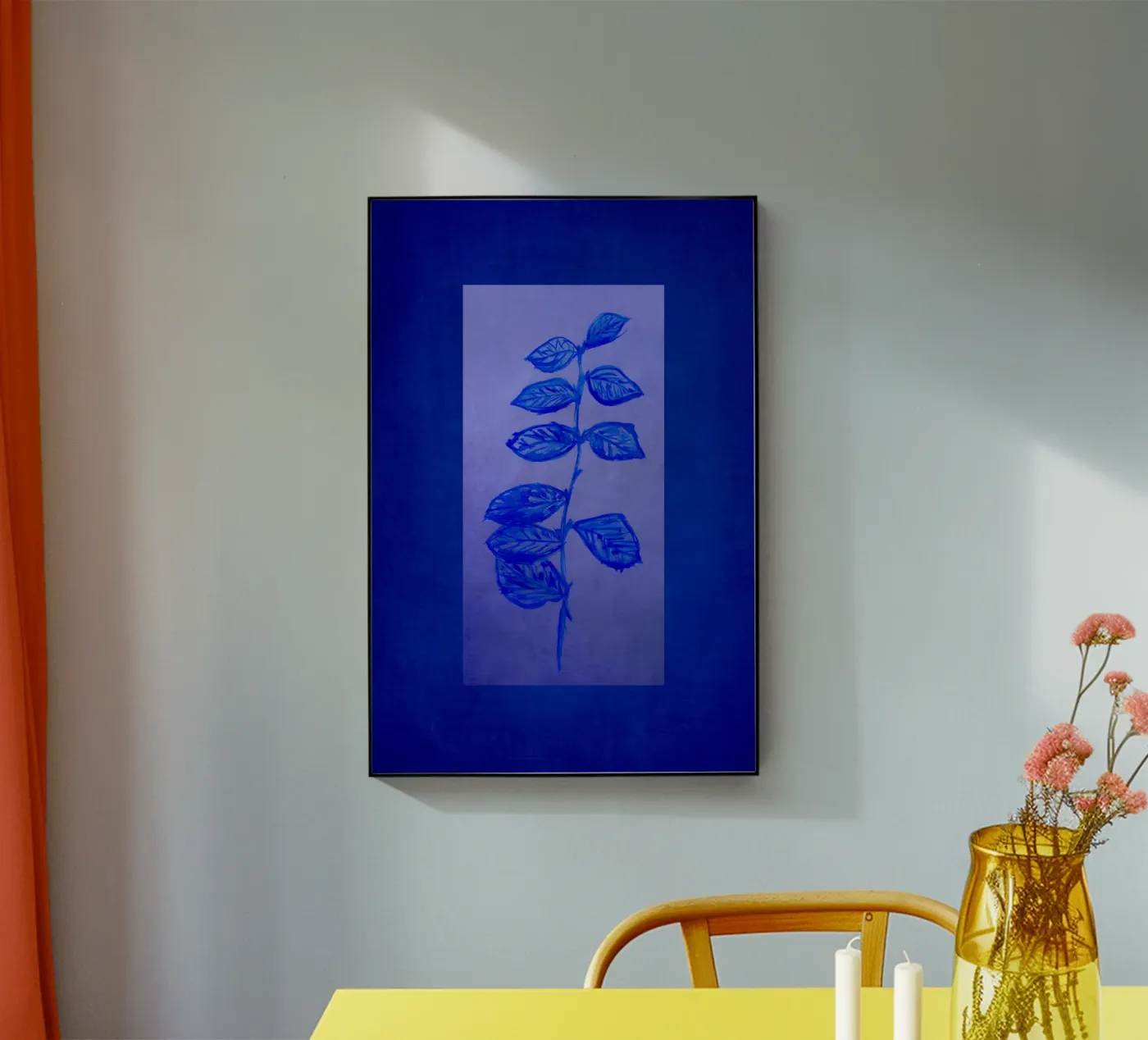 Blu e blu plexiglass da Teresa André