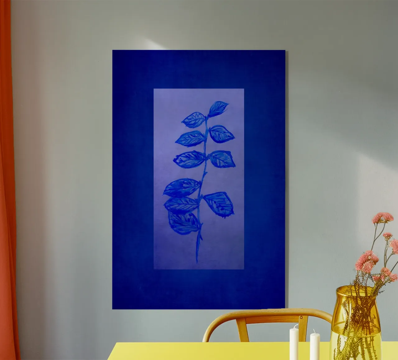 Blu e blu plexiglass da Teresa André